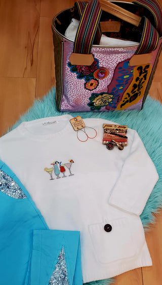 CHE0047 BDK Cocktails Knit Sweater