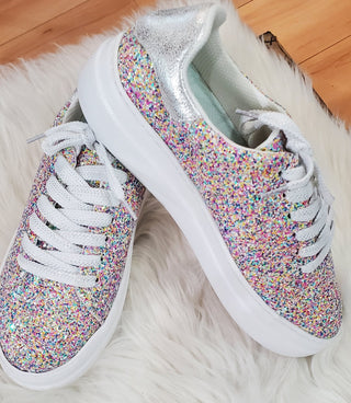 Blinding Mermaid Glitter Sneakers
