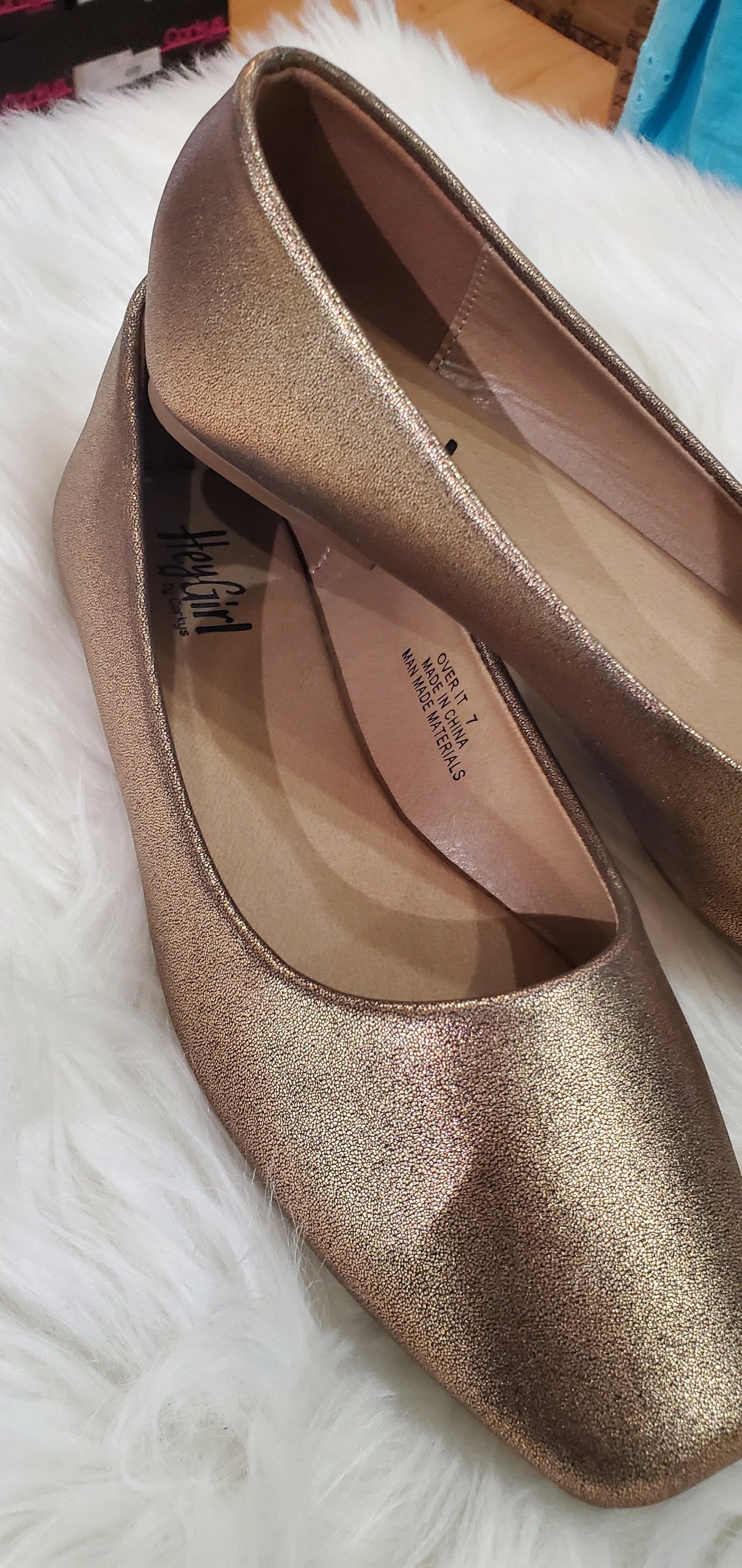 Over it Bronze Ballet Flat