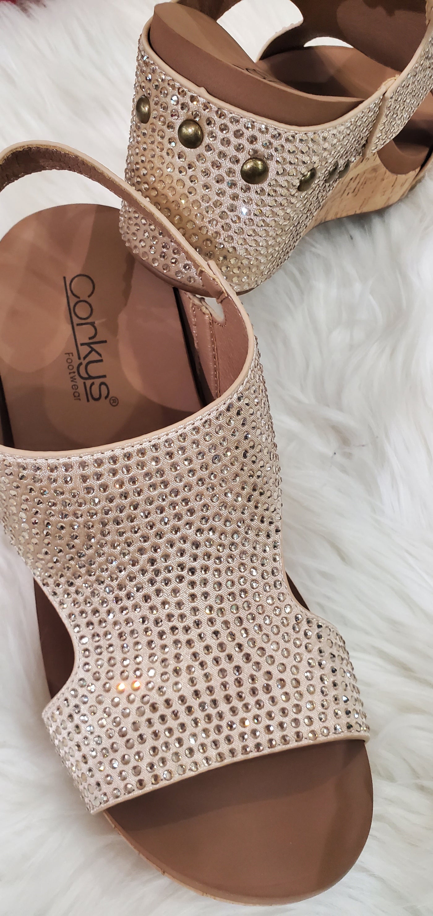 Corkys Carley Champagne Crystals