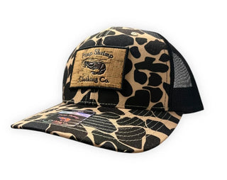 Old School Camo Trucker Hat | Pimp Shrimp Clothing Co