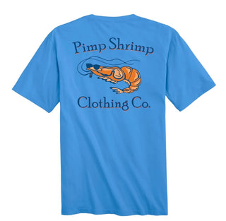 Original Logo Short Sleeve Marine | Pimp Shrimp Clothing Co