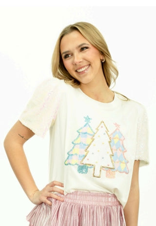 Festive Forest Princess Top