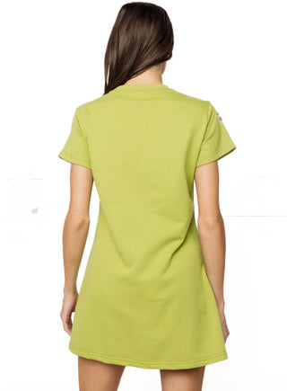 Queen of Sparkles Green Patchwork Butterfly Tee Dress