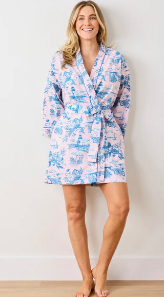 Print Fresh Mermaid Toile Printfresh Getting Ready Robe