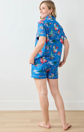 Print Fresh Merry Mermen Shorts PJs Dolphin Tail