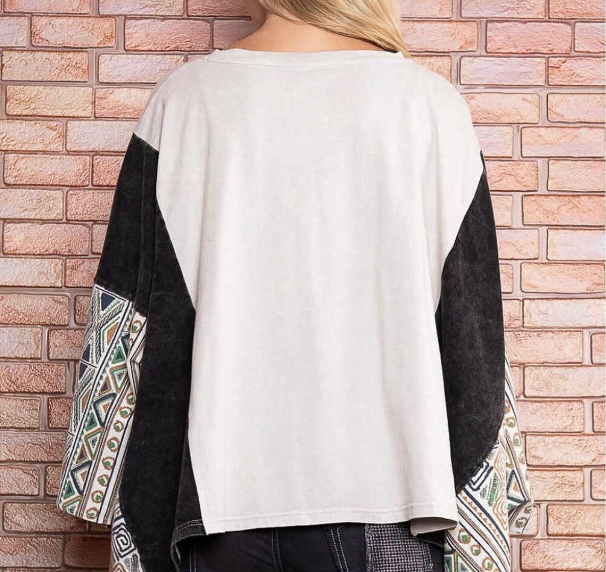 Sonny and Cher Pancho Sleeve Top
