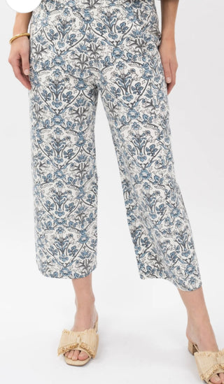 Ivy Jane Blue & White Toile Barrel Pant