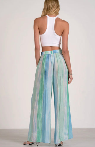 Elan Wide Leg Blue Strovia Pants