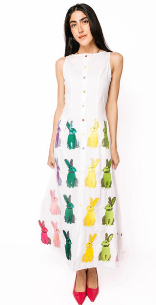 easter midi dress Morning Curvy Green Floral Large especially if you are super hippy/busty Easter Collection - Fresh Spring