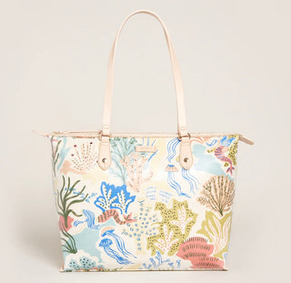 Zip Travel Tote Mermaid Sea