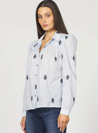 Milky Blue Nasrin Top