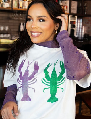 Mardi Gras Crawfish Tee
