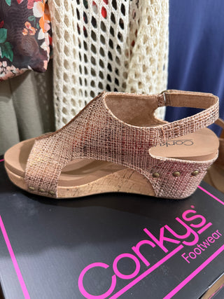 Carley Bronze Raffia