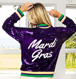 Mardi Gras Bomber Jacket