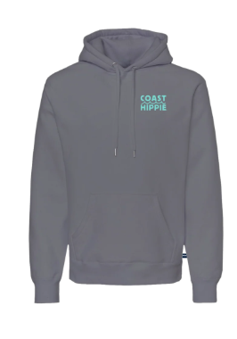 Seasick Harbor Hoodie Granite by: Coast Hippie