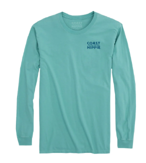 Classic Coast Logo Long Sleeve Tee Seafoam by: Coast Hippie