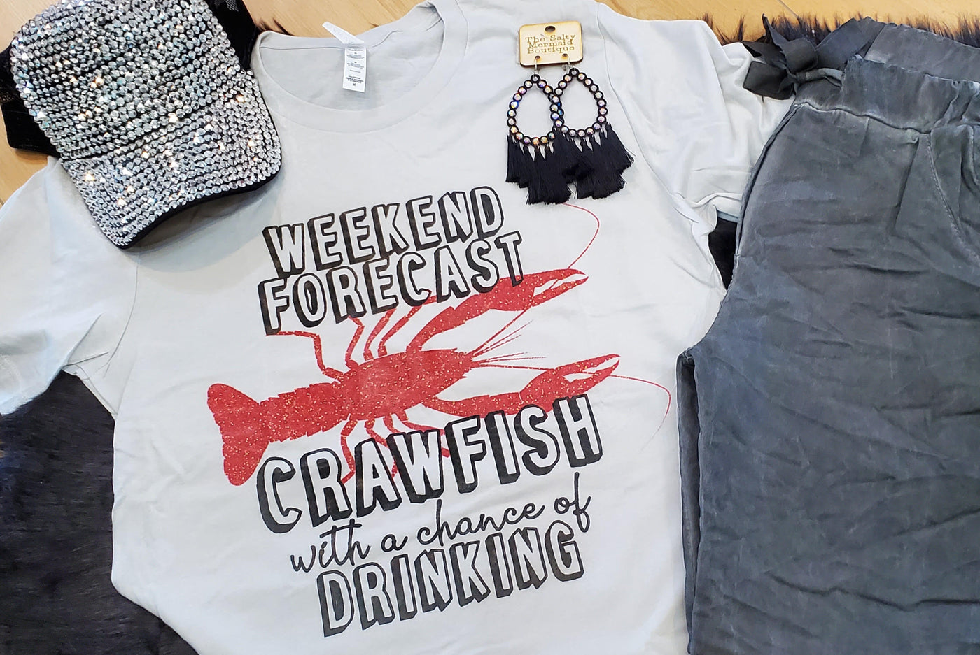 Crawfish with a chance of drinking Tee